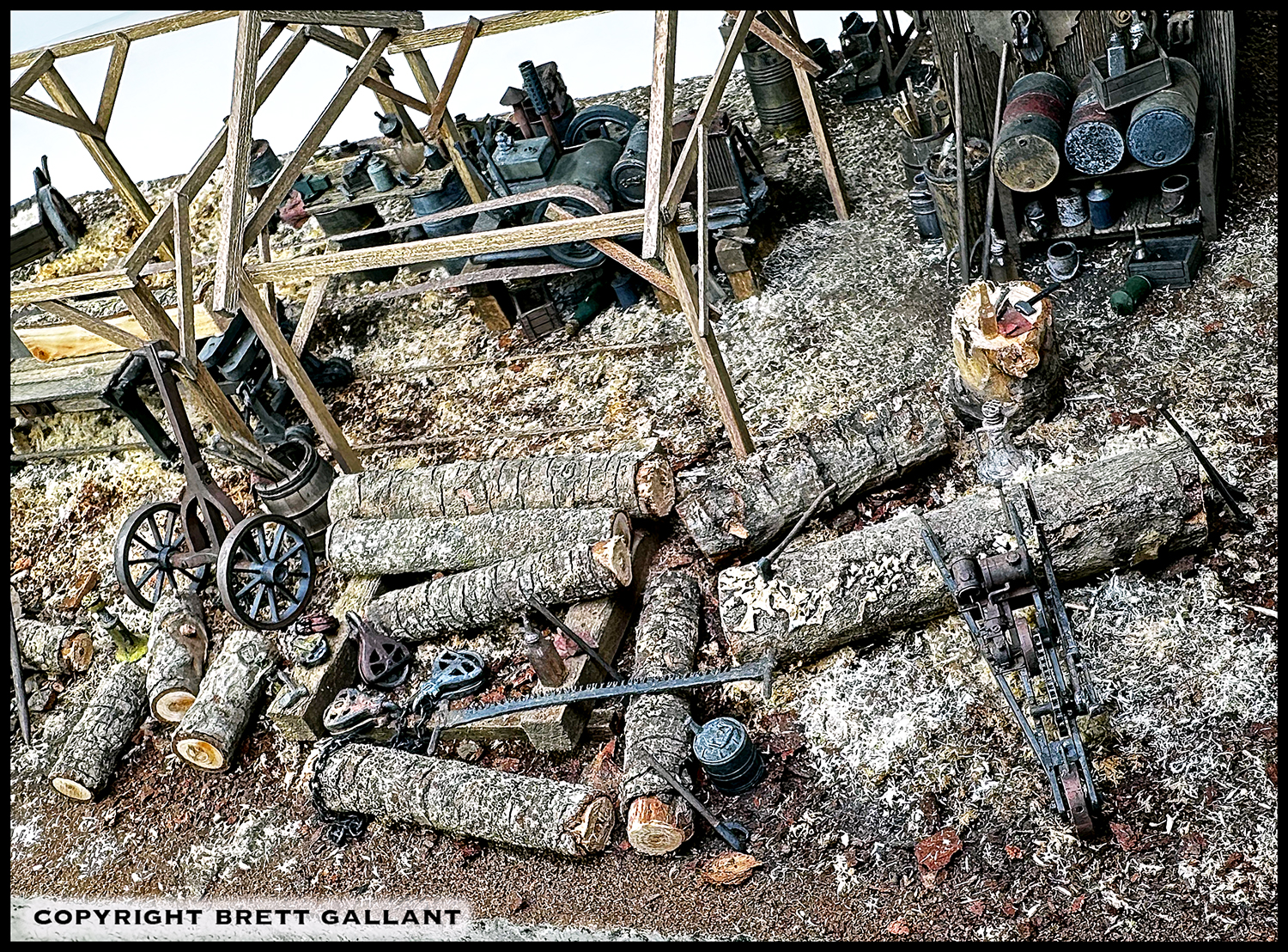 SierraWest Scale Models Backwoods Tie Mill